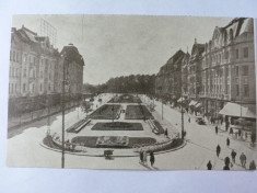 TIMISOARA - PIATA REGELE FERDINAND - PERIOADA INTERBELICA - SEPIA foto