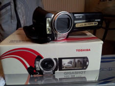 Camera Video Toshiba Gigashot FullHd cu Harddisk 100Gb foto