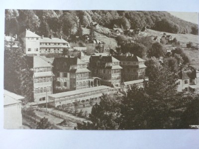 SOVATA - CASA MAGISTRATILOR - PERIOADA INTERBELICA - SEPIA foto