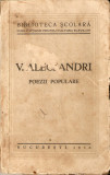 V.Alecsandri-Poezii Populare*1936