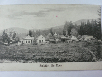 BRASOV - SALUTARI DIN NOUA - STAMPILA CASA DE CITIRE COMUNA TURCHES - SACELE foto