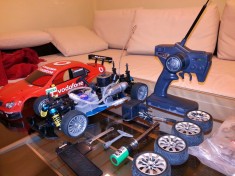 Automodel nitro motor termic Tamiya Tns-FD radiocomanda foto