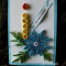 Felicitare quilling craciun