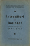 INCREZATORI TOT INAINTE ! darea de seama ASTRA Sibiu pe 1933-1934