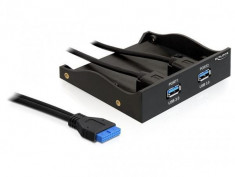 Panou frontal 2 porturi USB 3.0 conectat intern-19 Pin USB 3.0 Pin Header -61896 foto