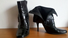 Botine Negre Nr.36 foto