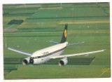 carte postala(aerofilie)- AIRBUS A310-Lufthansa