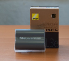 Acumulator Nikon EN-EL3e Nikon D50, D70, D70S, D80, D90, D100, D200, D300, D300s, D700 etc. foto