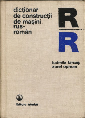 Farcas / Oprean - Dictionar de constructii de masini rus - roman foto
