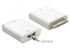 Adaptor IPhone / IPad 30 pin tata la USB-A mama - 65390 foto