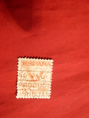 Serie Corespondenta Urgenta 1929 Spania ,1 val.stamp. foto