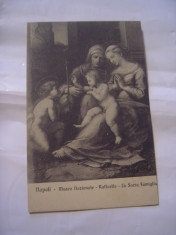 C.P.NAPOLI - Museo Nazionale - La Sacra famiglia ( Raffaello ) foto