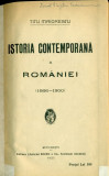 ISTORIA CONTEMPORANA A ROMANIEI (1866-1900 ) - Titu Maiorescu