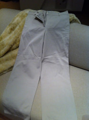 Pantalon MAX MARA,marime 38,nou, bej/gri foto