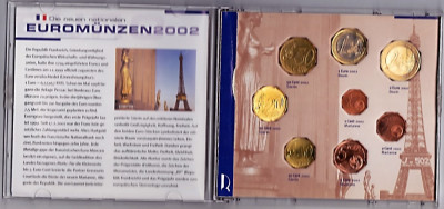 Franta set 1999-2001- 2002,1+2+5+10+20+50 centi+1+2 EURO,vezi descrierea foto
