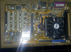 placa de baza asus k8u-x cu proc amd sempreon 1800 mhz foto