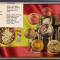 Spania 8 monede euro in cutie cu certificat+ medalie Madrid-Puerta de Alcala