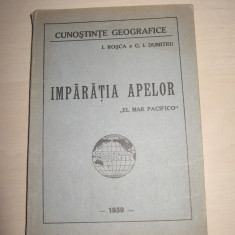 IULIU ROSCA (dedicatie/semnatura) IMPARATIA APELOR , 1939