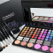 Trusa machiaj fard farduri MAC 78 culori farduri pudra si blush trusa farduri + Set 7 pensule machiaj MAC Black CADOUL PERFECT