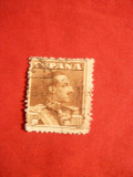 Timbru 10 Peseta brun Alfons XIII 1924 Spania ,stamp