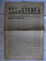 ZIARUL RENASTEREA DE ORADEA DIN 11 IUNIE 1939 foto