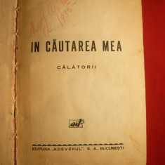 Demostene Botez - In Cautarea Mea -Prima Ed. 1933