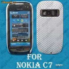 CARCASA NOKIA C7 - WHITE MESH foto