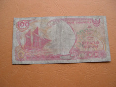 Indonezia 100 rupia 1992 UDC foto
