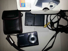 Camera Foto Sony DSC-W85 Pachet Complet + Husa + Card Memorie ProDuo foto