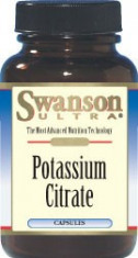 SWANSON POTASSIUM CITRATE 99 MG 120 capsule POTASIU Foarte Eficient in Eliminarea Apei din Organism Cura de slabire Diuretic - TRATAMENT PENTRU 4 LUNI foto