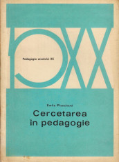 Emile Planchard - Cercetarea in pedagogie foto