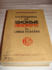 DICTIONARUL DE SINONIME AL LIMBII ROMANE - Luiza Seche / Mircea Seche foto