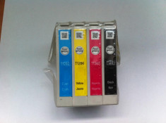 CARTUSE ORIGINALE EPSON T1281 - 1284 -SET 4 BUC - -50 RON foto