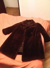 HAINA DE BLANA MOUTON DORE 100% PIELE NATURALA - NEPURTATA foto