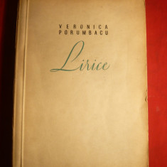Veronica Porumbacu - Lirice -Ed.I 1957 ESPLA