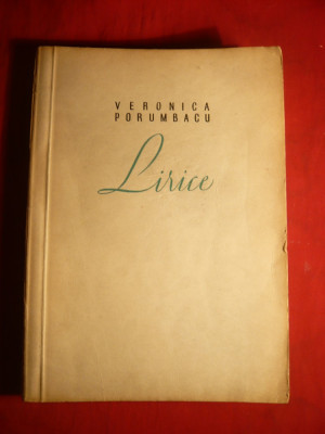 Veronica Porumbacu - Lirice -Ed.I 1957 ESPLA foto