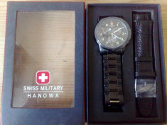 Ceas barbatesc nou Swiss Military Hanowa cu cronograf foto