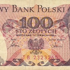 Polonia 100 Zlotych 1986