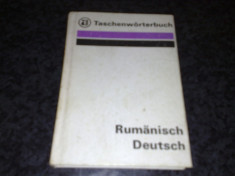 Dictionar de buzunar - roman german - Leipzig 1983 foto