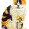 Emblema brodata adeziva - pisica