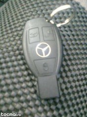 Cheie mercedes originala cu chip incorporat foto