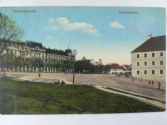 SIBIU - HERMANNSTADT - PIATA HERMAN - INCEPUT DE 1900 foto