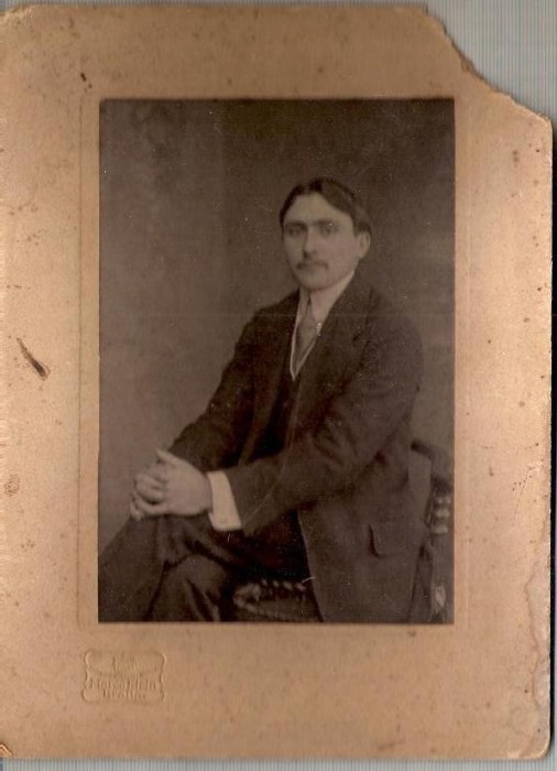 New FOTO CABINET88 Panaiotis Petrides? grec -Fotograf al Curtei Regale -Braila-sf.de sec.XIX,inceput de secol XX-dimens20,4X15 cm-starea ce se vede