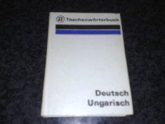 Dictionar de buzunar - German - Maghiar - Leipzig 1980 foto