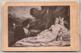 New FOTO CABINET83 Venus und Amor(Nud) -Titian -Dresdner Galerie -sf.de sec.XIX,inceput de secol XX-dimens16,7X10,8cm-starea ce se vede