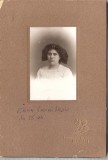 New FOTO CABINET86 Elena Panaitescu-Fotographe de la Cour Royal-Julietta-Bucarest-sf.de sec.XIX,inceput de secol XX-dimens20,2X14cm-starea ce se vede