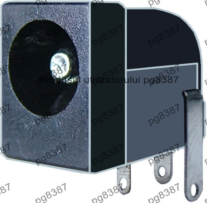 Mufa jack mama, curent continuu, 2,1 mm, pe placaj-1917 Mufa jack mama, curent continuu, 2,1 mm, pe placaj-1917