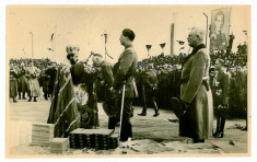 2119 - Boboteaza 1941, Ion ANTONESCU, Regele MIHAI, Wilhelm KEITEL Com. Armatei Germane - real FOTO - 1941 foto