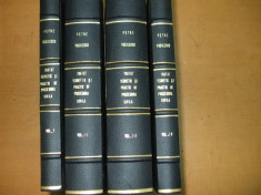 P. Vasilescu Tratat de procedura civila 4 volume 1939 - 1943 foto