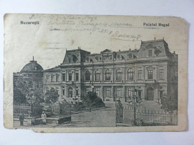BUCURESTI - PALATUL REGAL - INCEPUT DE 1900 foto